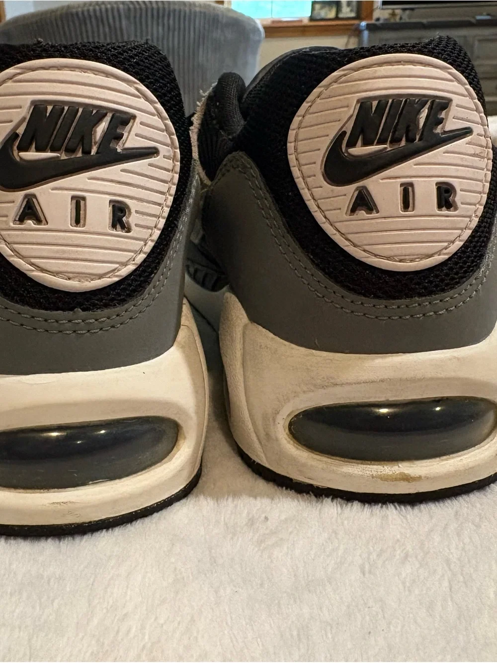 Nike Black and Gray Low-Top Sneakers